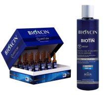 شامپو بیوکسین بیوتین و سرم های ضد ریزش کوانتوم بیوکسین 15 عددی
